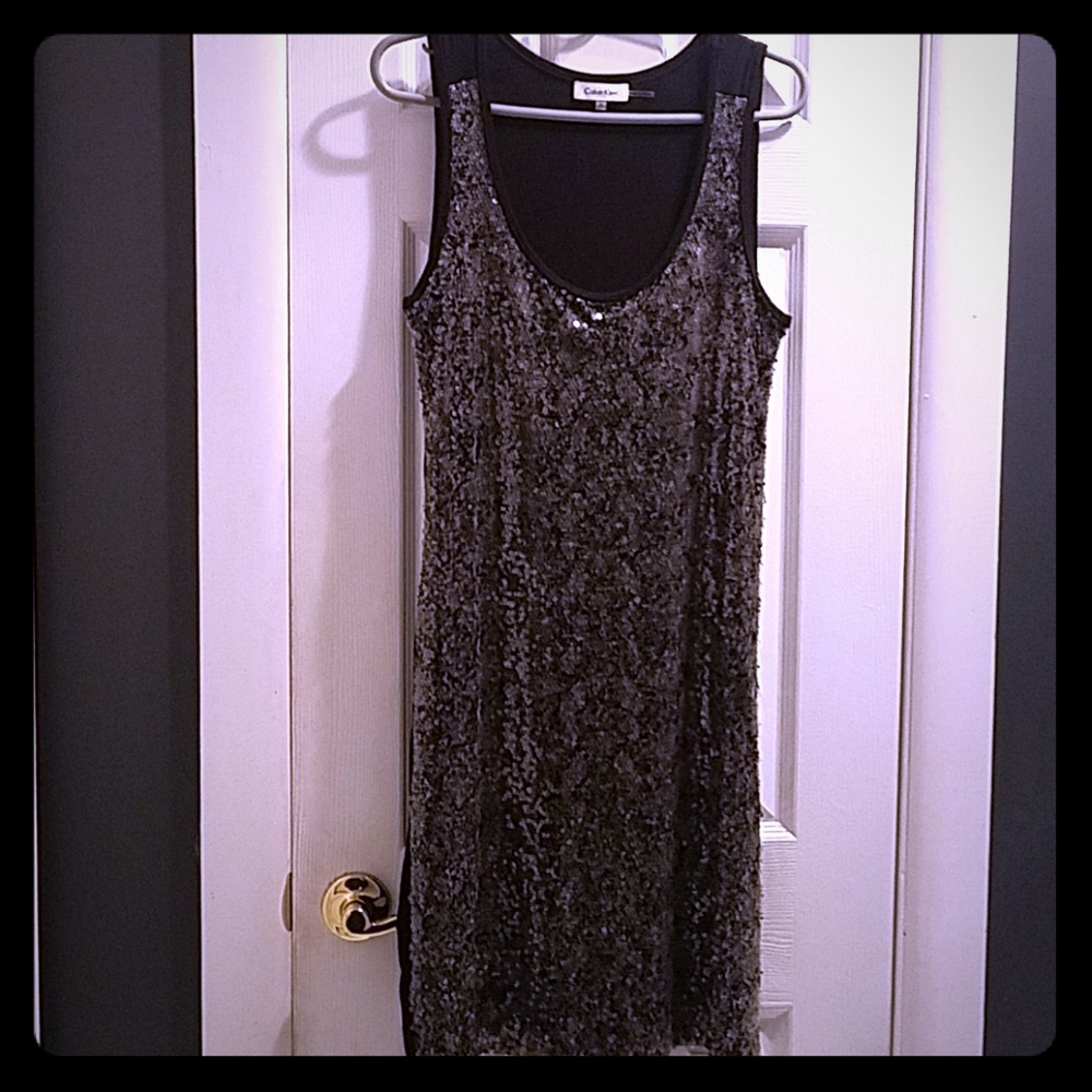 Calvin Klein Sequins Dress